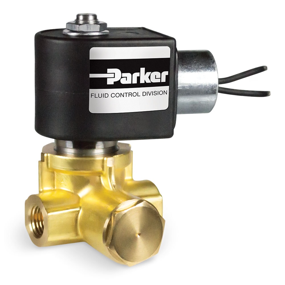 Parker 2-Way Normally Open, 1/4″ Solenoid Valve