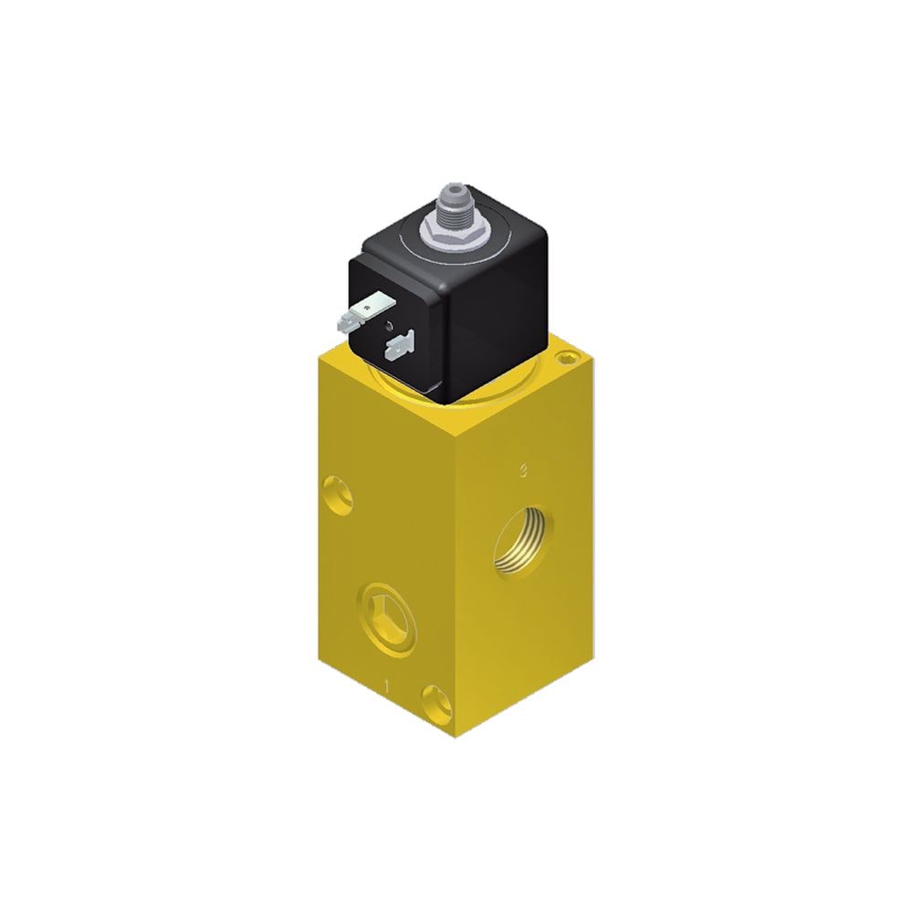 Parker 3-Way Normally Open, 1/2″ Solenoid Valve